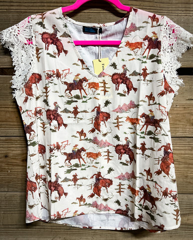 Alittle Western blouse