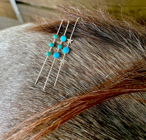 One Ear Headstall ear pins